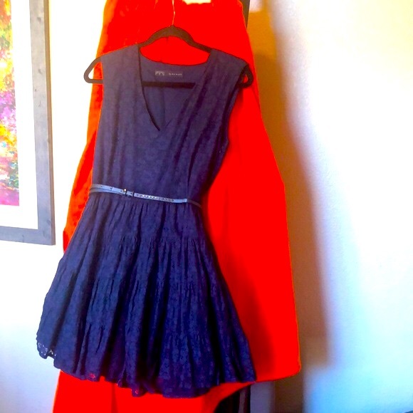 SOLD 117 Belted Lace Zara Dress - Picture 6 of 17